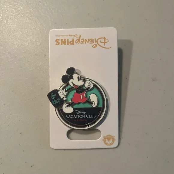 Disney Vacation Club Member Pin - Black and Red - Picture 2 of 4
